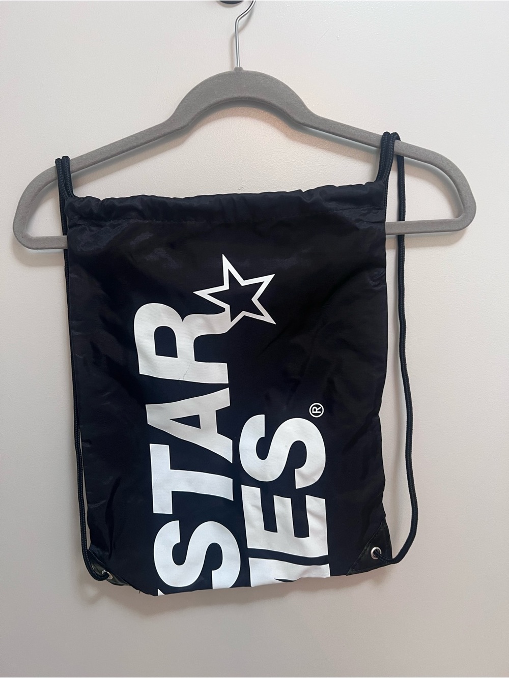 Black Rockstar Games Drawstring Gym Bag